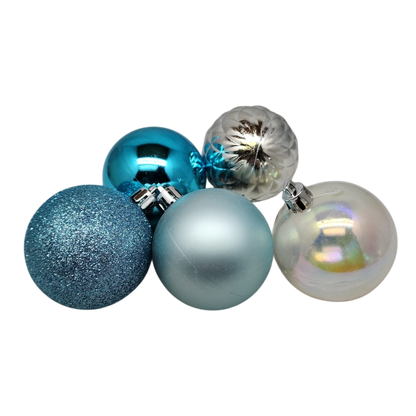 60MM 30 Count Shatterproof - Light Blue