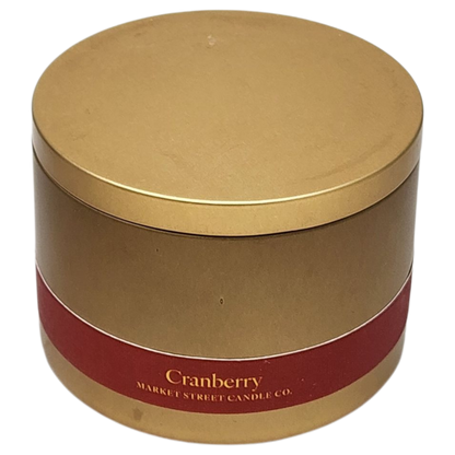 Cranberry Travel Tin Candle – 8 oz