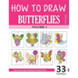 How to Draw Butterflies for Kids - Volume 1 - Paperback