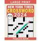 Large Print New York Times Crossword Puzzles Book 2024: Crossword Puzzle Book for Adults, Seniors, Men And Women With Full Solutions - Paperback