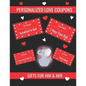 Personalized Love Coupons: Gifts For Him And Her: Lovers Treat With These 36 Colour Personalized Love Coupons! (Valentines Day Special) - Paperback