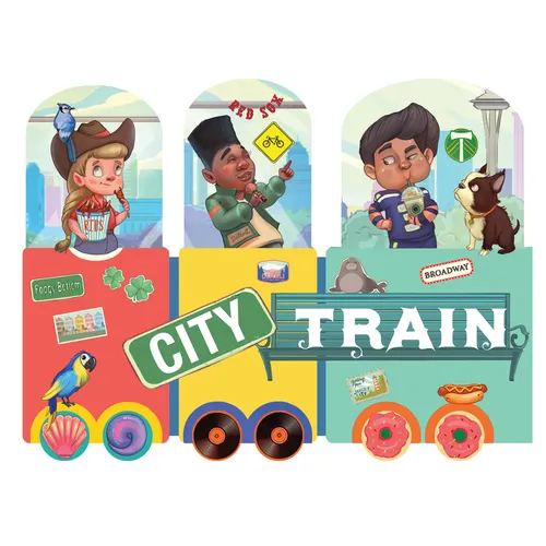 City Train: An Activity Board Book - Board Book
