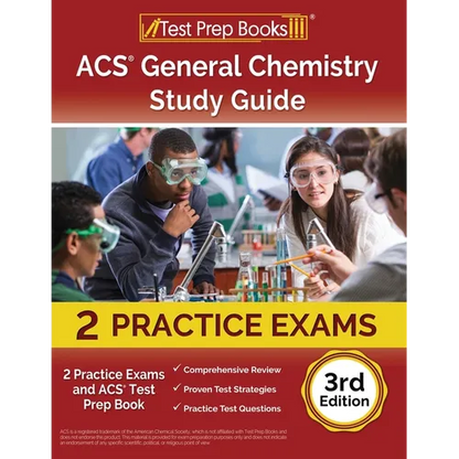 ACS General Chemistry Study Guide: 2 Practice Exams and ACS Test Prep Book [3rd Edition] - Paperback