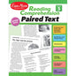 Reading Comprehension: Paired Text, Grade 3 Teacher Resource - Paperback
