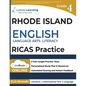 Rhode Island Comprehensive Assessment System Test Prep: Grade 4 English Language Arts Literacy (ELA) Practice Workbook and Full-length Online Assessme - Paperback