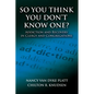 So You Think You Don't Know One?: Addiction and Recovery in Clergy and Congregations - Paperback