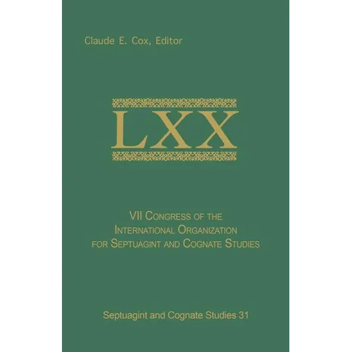 VII Congress of the International Organization for Septuagint and Cognate Studies - Paperback
