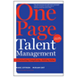 One Page Talent Management: Eliminating Complexity, Adding Value - Hardcover