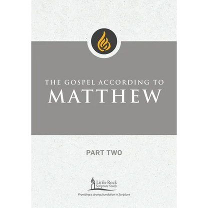 The Gospel According to Matthew, Part Two - Paperback