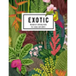 Exotic botanical coloring book for young and adults: Beautiful hand drawn of nature paradise included tropical plants, flowers, and birds: Large adult - Paperback
