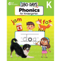 180 Days(tm) Phonics for Kindergarten: Practice, Assess, Diagnose - Paperback