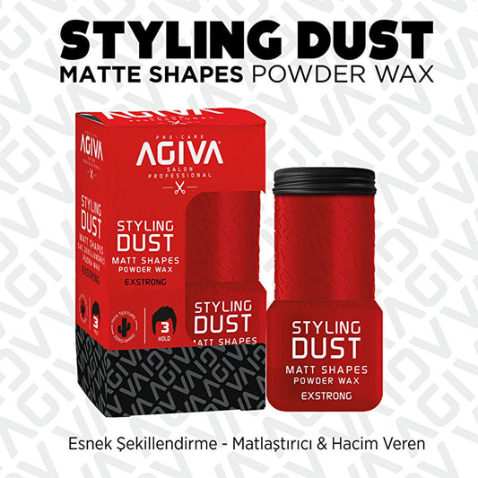 Agiva Extra Powerful Hair Styling Powder for Matte Finish & Volume - 20g