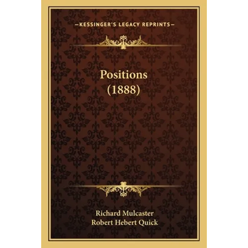 Positions (1888) - Paperback
