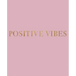 Positive Vibes: A decorative book for coffee tables, bookshelves and interior design styling - Stack deco books together to create a custom look - Paperback