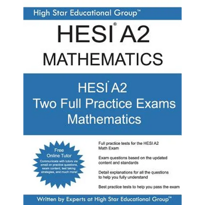 HESI A2 Mathematics: HESI A2 Math Exam - Health Education Systems Incorporated - Paperback