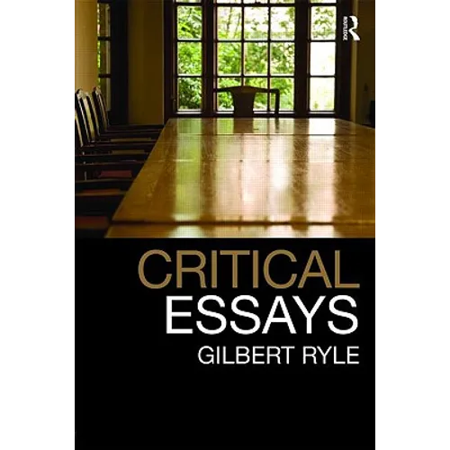 Critical Essays: Collected Papers Volume 1 - Paperback