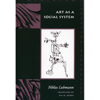 Art as a Social System - Paperback