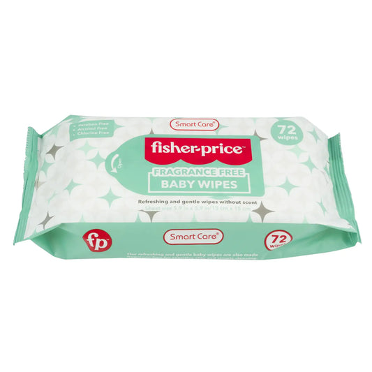 72ct Fisher Price Fragrance Free Baby Wipes