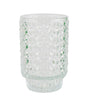 Glass Diamond Cut Mini Hurricane
