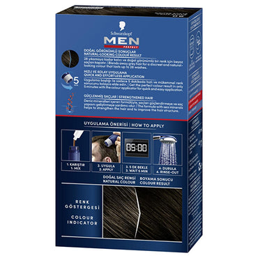 Men Perfect Hair Dye - Quick & Natural Looking Grey Hair Coverage for Men