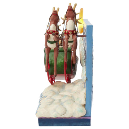Lighted St. Nicholas is on His Way Figurine