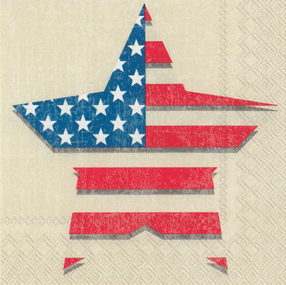 Land That I Love Star Cocktail Napkin