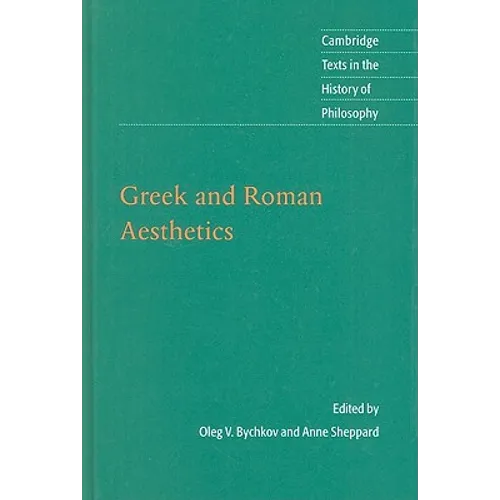 Greek and Roman Aesthetics - Hardcover