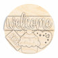 Unfinished Wood Valentines Day Sweets Door Sign Kit | Wood Craft Cutouts | 1/4" Thick |