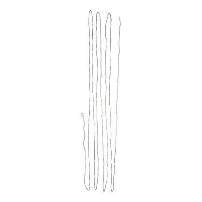50-Light Cool White Soft Twinkle Fairy LED Green Wire Light Set