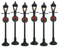 Village Gas Lantern Street Lamp - Set of 6