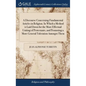 A Discourse Concerning Fundamental Articles in Religion. In Which a Method is Laid Down for the More Effectual Uniting of Protestants, and Promoting a - Hardcover