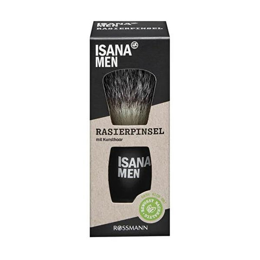 Isana Premium Men's Shaving Brush - Vegan, Smooth Shave, Efficient Application - Isana Men Tıraş Fırçası Premium