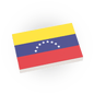 Venezuela Country Flag - Custom Printed 2x3 Tile - Made Using a LEGO® Part