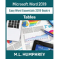 Word 2019 Tables - Paperback
