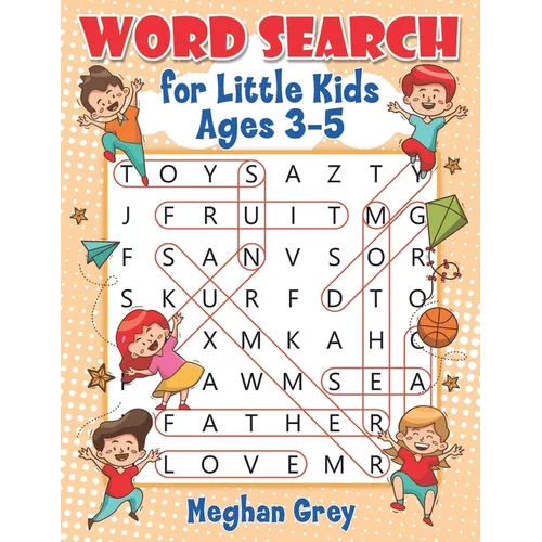 Word Search for Little Kids Ages 3-5 - Paperback