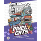 Pixel Cats: Fun and Relaxing Coloring Pages with Adorable Cats and Cute Cityscapes - Paperback