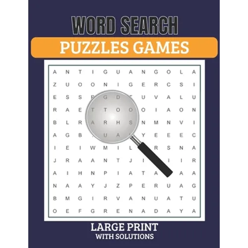 Word Search Puzzles Game Large Print with Solutions: Word Search Book for Adults, Teens 100 Puzzles with Solutions Cleverly Hidden Word Searches Fun W - Paperback