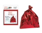 Wrap In A Hurry Jumbo Prismatic Foil Sack - Red