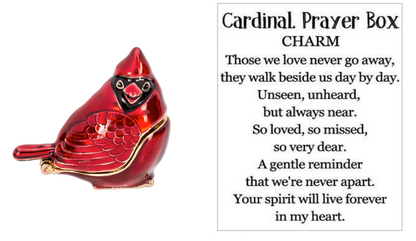 Cardinal Prayer Charms