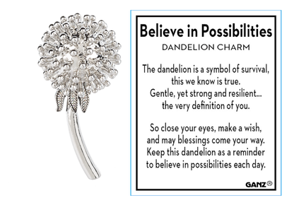 Believe in Possibilities - Dandelion Charm