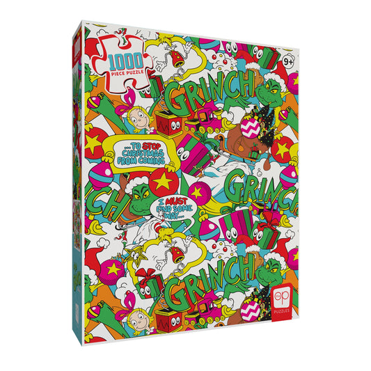 The Grinch Poppin 1000 Piece Puzzle