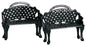 Patio Bench for Christmas Villages (Set of 2)