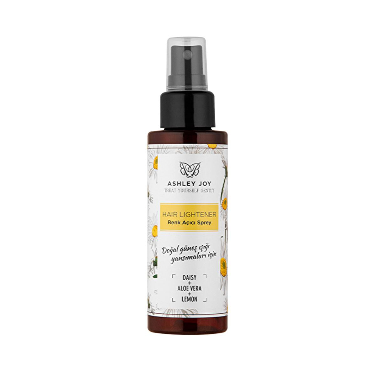 Ashley Joy Hair Lightening Spray: Natural Sun-Kissed Highlights, Chamomile & Lemon for Brown to Blonde Hair, Adds Shine & Repairs (3.72 fl oz)