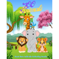 Zoo Animals - Best New Animals Coloring Books: 100 Coloring Pages For Kids Ages 4-8 - Paperback