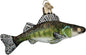 Walleye Fish Glass Ornament