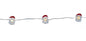 20-Light Battery-Operated LED String Lights - Santa