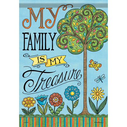 Large Flag Family Treasure
