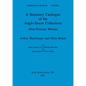A Summary Catalogue of the Anglo-Saxon Collections (Non-Ferrous Metals) - Paperback