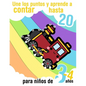 Une los puntos y aprende a contar hasta 20 - para nis de 3 - 4 as: Libro de actividades preescolares para aprender los n伹eros del 1 al 20 - Paperback
