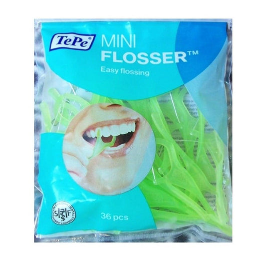TePe Mini Flosser 36 Count - Easy Interdental Cleaning Solution for Effective Oral Hygiene